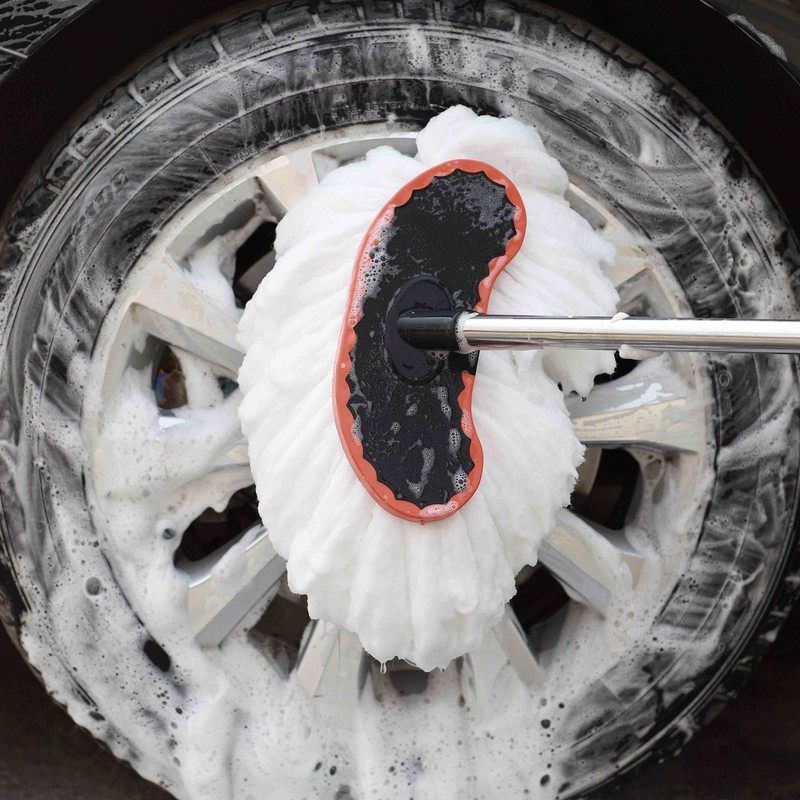 洗车刷子长杆伸缩洗车拖把擦车掸子专用清洁工具汽车用品软毛车刷