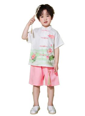 机器虎幼儿园中国风啦啦操演出服