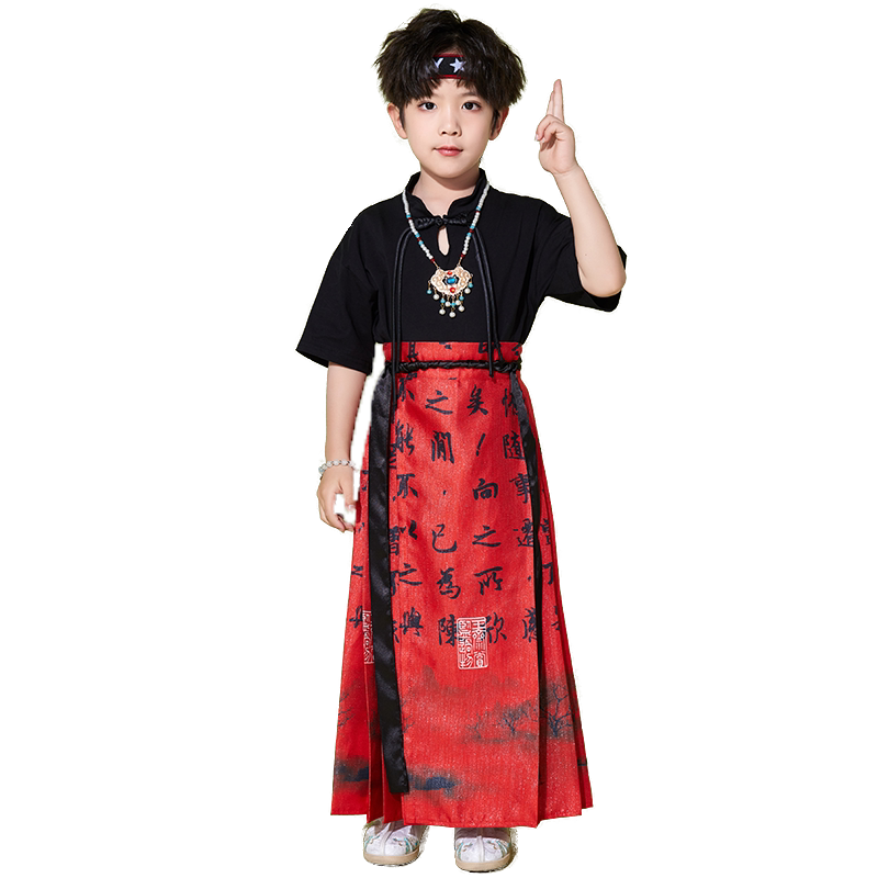 机器虎幼儿园中国风六一演出服
