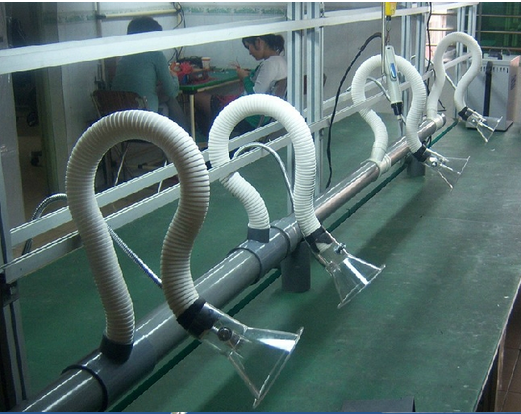 抽烟机排风管塑料喇叭流水线软管