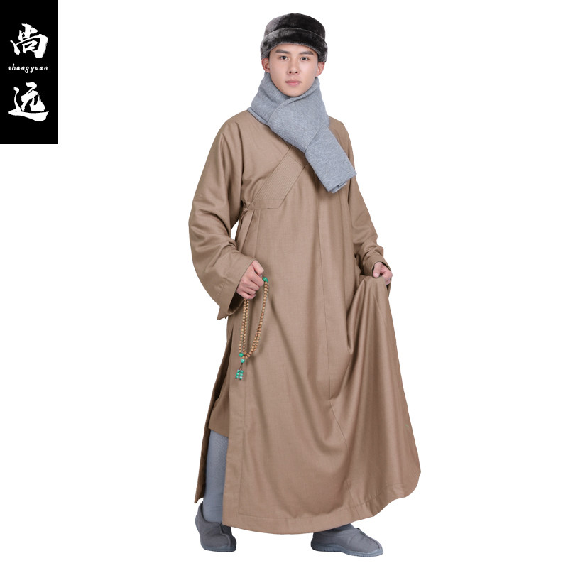 SHANG YUAN SHANG YUAN WINTER BEEP PLUS VELVET LONG COAT MONK CLOTHES SHORT COATS MONK CLOTHES COATS LONG ROBES MONK ROBES MONK CLOTHES ARHAT COATS