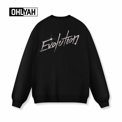 谢霆锋演唱会图案圆领卫衣男女装