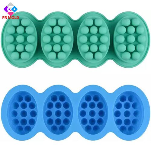 按摩皂Massage soap mold 硅胶肥皂模具椭圆形按摩皂模具按摩皂模