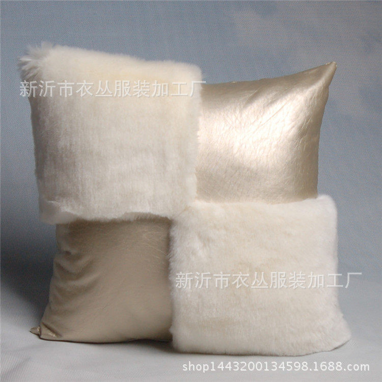 PU皮仿真皮欧式抱枕套沙发靠垫床头靠枕靠背垫方枕套特价