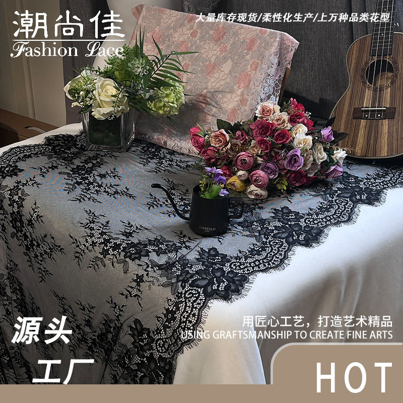 法式蕾丝白色桌布in风圆桌方桌茶几床头柜书桌拍照背景布台布