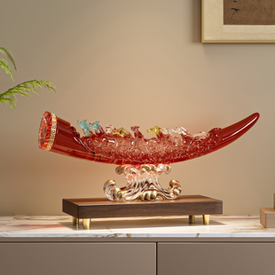 骏马奔腾摆件新中式客厅玄关高端办公室2026马年装饰新家乔迁礼物