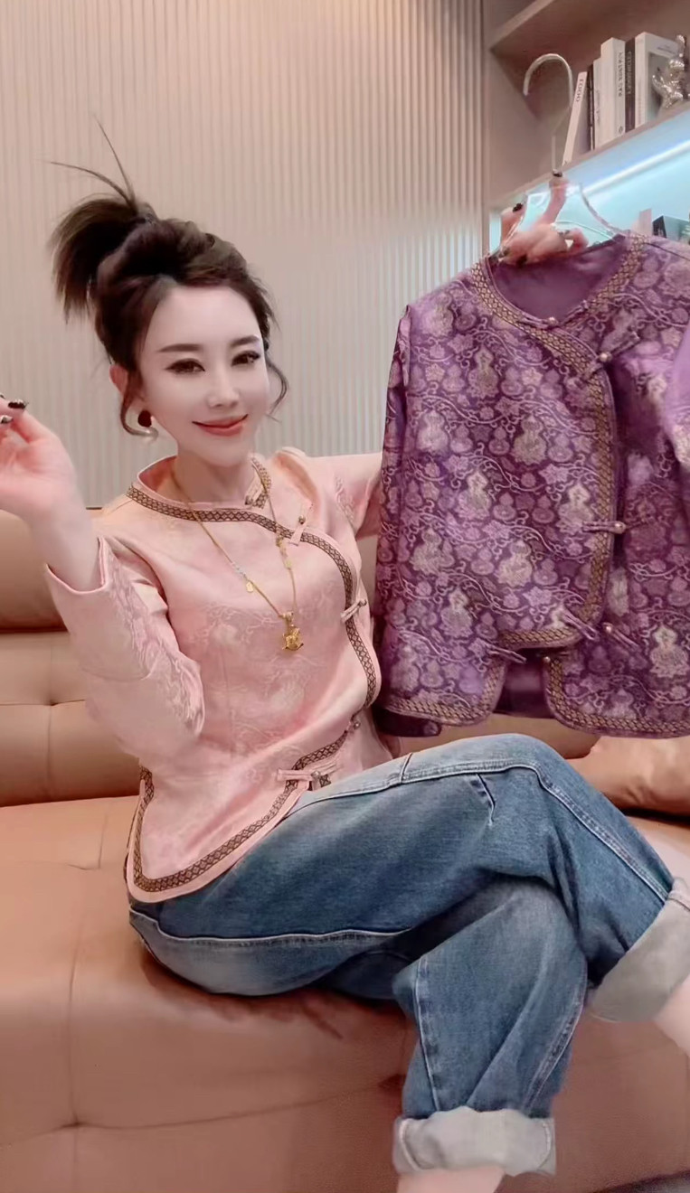 优雅新中式粉色衬衫2026春季新款精致国风盘扣上衣斜襟设计打底衫,女装/女士精品,上衣,淘宝优惠券,粉丝福利购,淘宝优惠卷