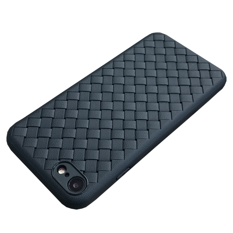 适用iPhoneSE手机壳苹果7/8plus超薄保护套se3编织7plus硅胶i8软壳7透气6s散热6plus全包防摔3
