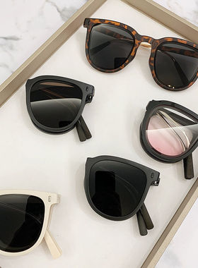 高级感折叠墨镜女户外防晒太阳镜男开车专用墨镜防紫外线强光街拍