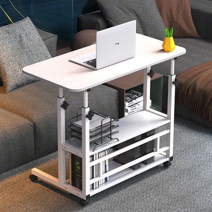 站立式办公桌可升降工作台电脑桌台式增高笔记本桌面家用支架小桌