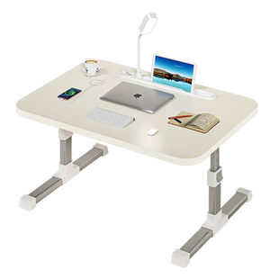 床上小桌子飘窗可移动落地折叠桌ins风学生宿舍神器书桌笔记本电脑办公桌懒人卧室坐地小桌板上铺学习床边桌