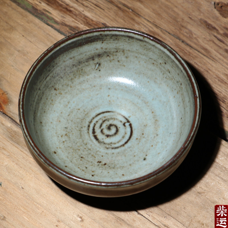 残雪 泥釉柴运通天龙窑柴烧 物哀美学侘寂茶道 铁盏门建盏美学馆