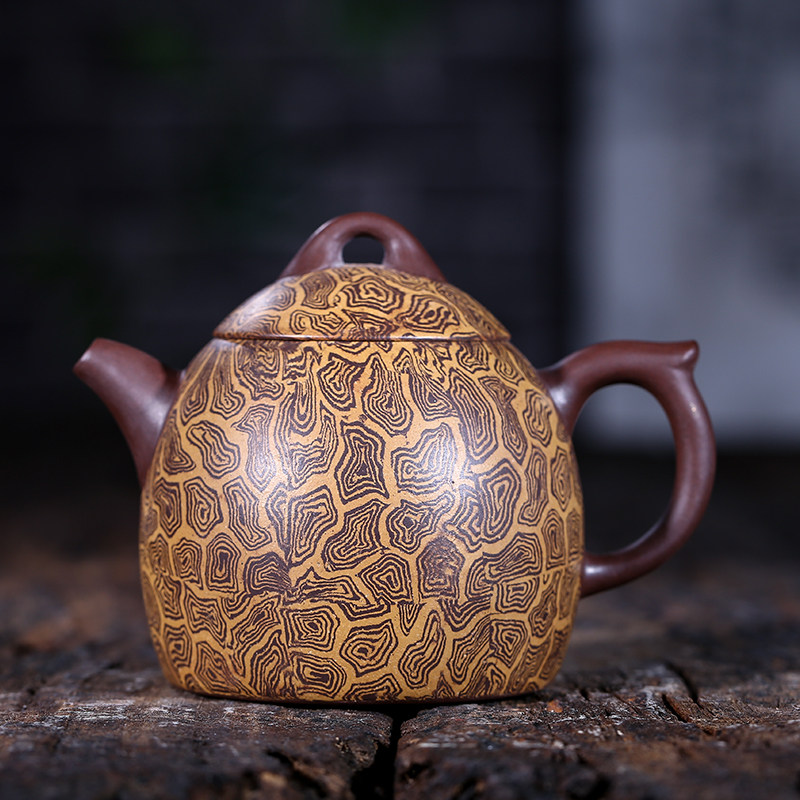 宜兴紫砂壶茶壶功夫茶具 手工紫砂 壶正品紫砂壶 绞泥手工