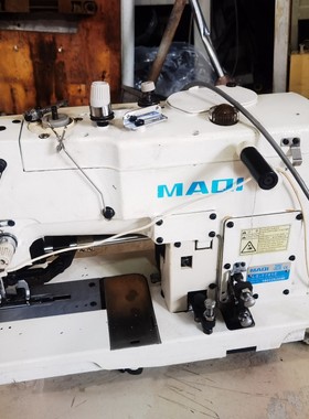 二手工业MAQI美机781直驱平眼锁眼机 家用 密度好 声音轻