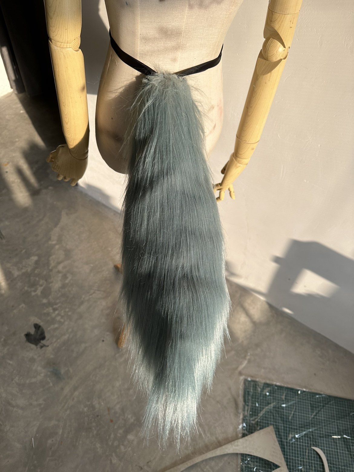 动物狂想曲cos尾巴表演大灰狼格雷西cosplay尾巴道具定做