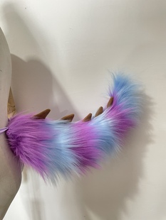 怪兽电力公司 布boo的尾巴 蓝毛怪cos尾巴道具