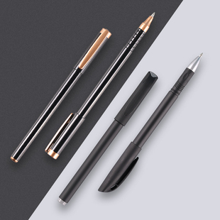 0.5mm黑色触屏笔中性笔华为苹果手机平板ipad触控笔通用笔水笔两用商务签字笔签名笔水性广告定制笔