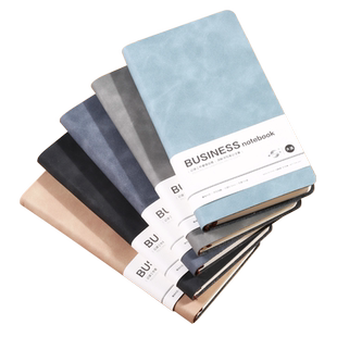 申士A5笔记本定制可印logo商务办公记事本定做B5简约肤感皮面日记本订做便携式A6工作笔记手账本本子批发印字