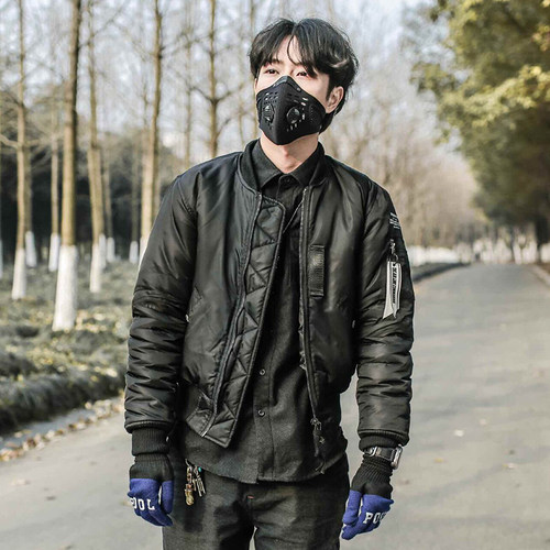隐蔽者冬季加厚飞行员夹克外套男