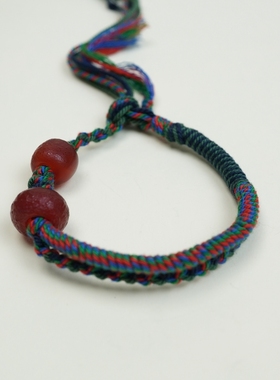 纯手工原创设计藏式玛瑙手链