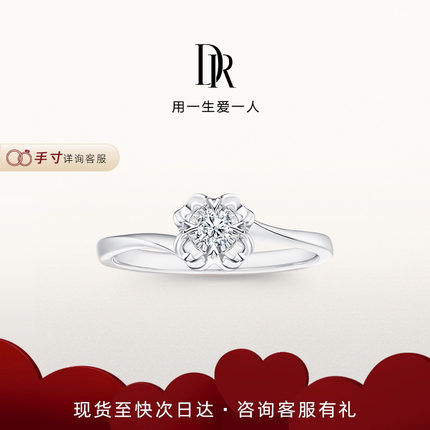 DRBELIEVE雪吻经典款求婚钻戒钻石戒指女WJ0100