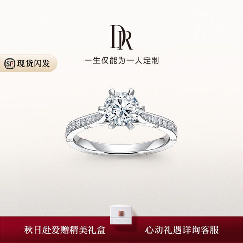 DR时光系列周年款经典求婚钻戒