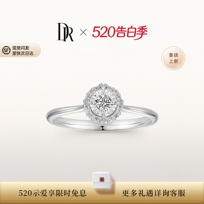 DRBELIEVE经典款求婚钻戒真分色