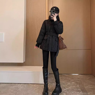 冬装羽绒棉服收腰棉袄女短款2025年新款百搭小个子显瘦外套休闲款