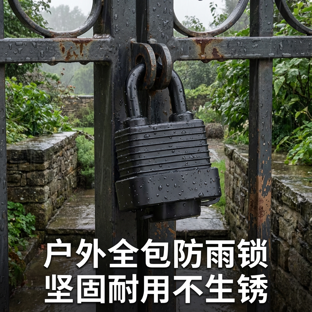 铁栏门防水锁室外户外锁防撬防淋