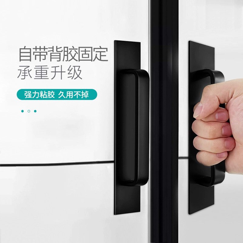 玻璃门把手铝合金抽屉拉手图片