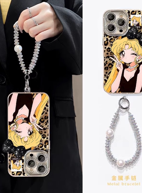 比耶美少女适用苹果16promax手机壳iphone14保护套华为mate60pro女Pura70小米15Reno13荣耀300新款s20高级s19