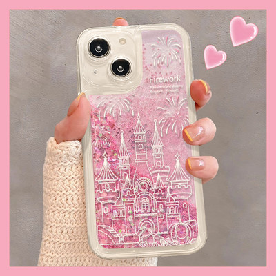 烟花城堡适用苹果16promax手机壳