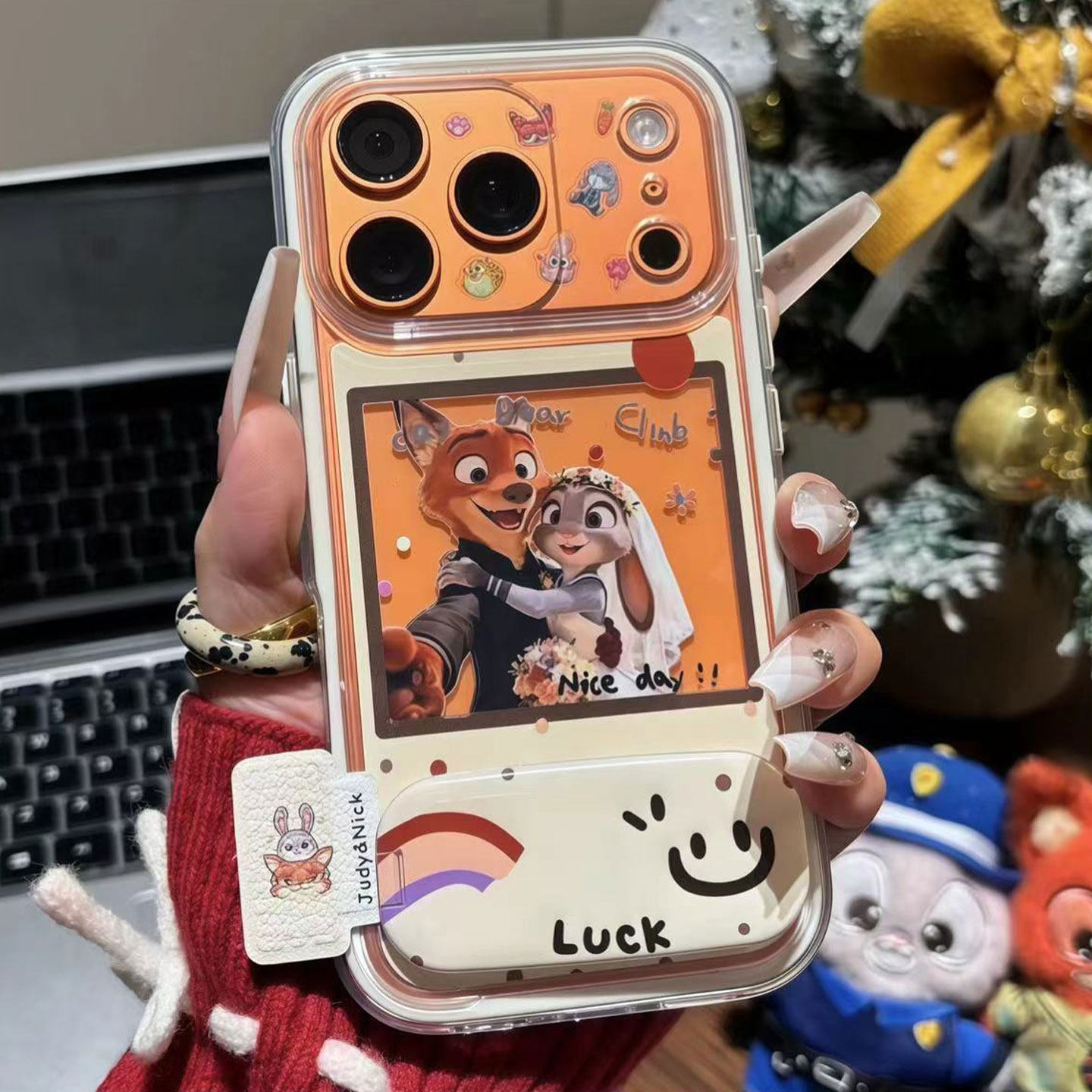 相框朱迪尼克适用苹果17promax手机壳iPhone16华为mate60新款pura70创意OPPOReno14可爱女vivos30防摔小米15