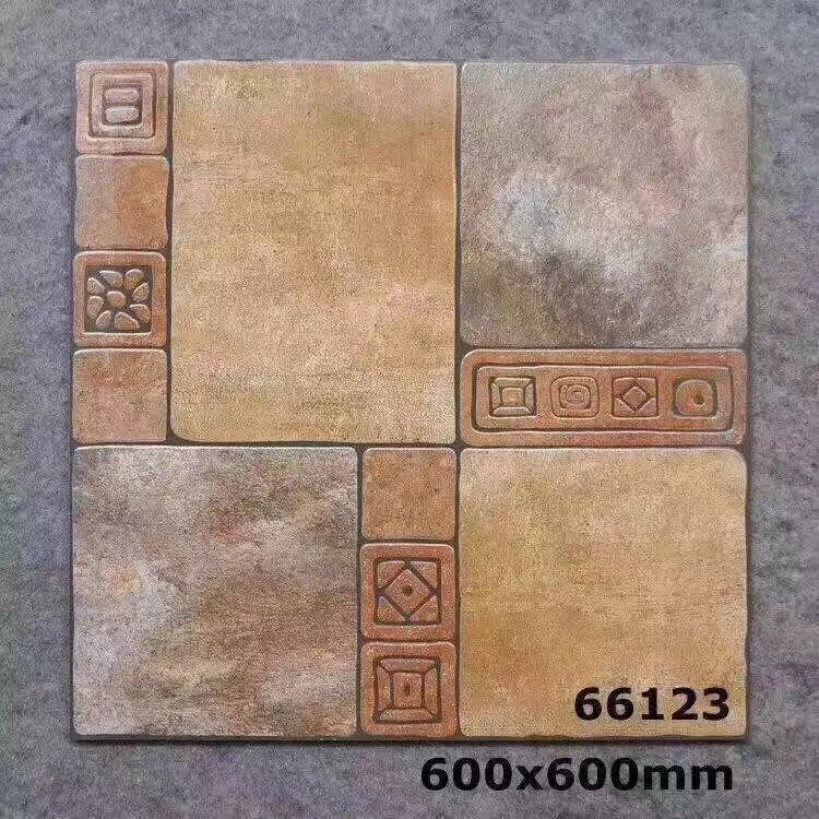 6060田园风格地砖厨卫哑光仿古砖洗手间客厅餐厅花砖防滑北欧瓷砖