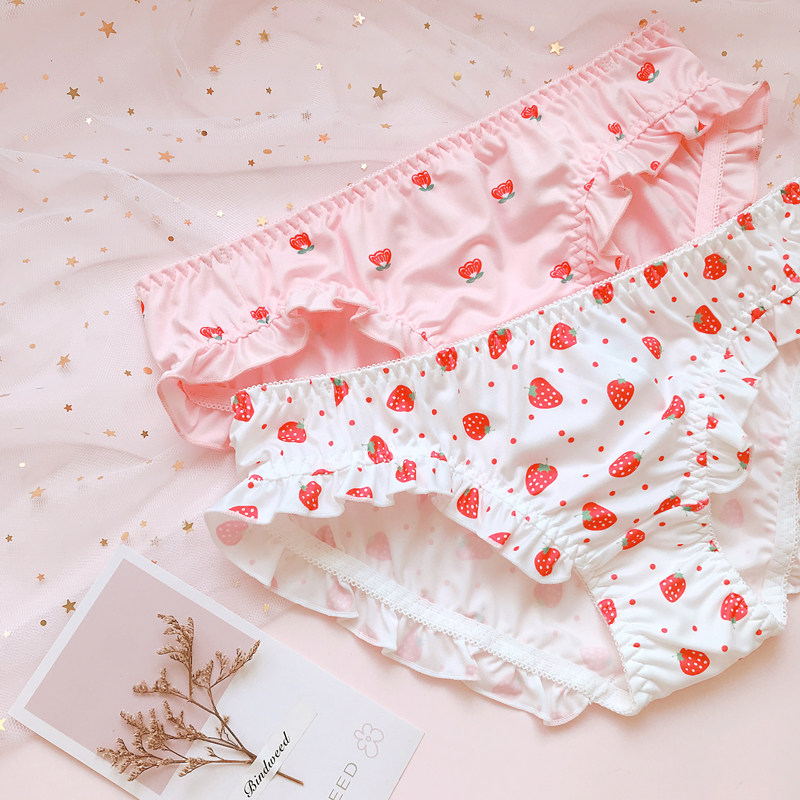 solar system strawberry fresh printing Fin lovely Lolita Low-waisted . girl student Underwear Triangle pantsin the Lingerie/Men's underwear/Tracksuit , Briefs  category - from Buy2taobao.com to provide professional Taobao agent buy service