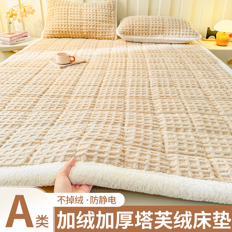 冬季塔芙绒床垫子家用卧室加厚