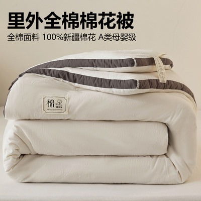 A类新疆纯棉花被子被芯冬被棉被