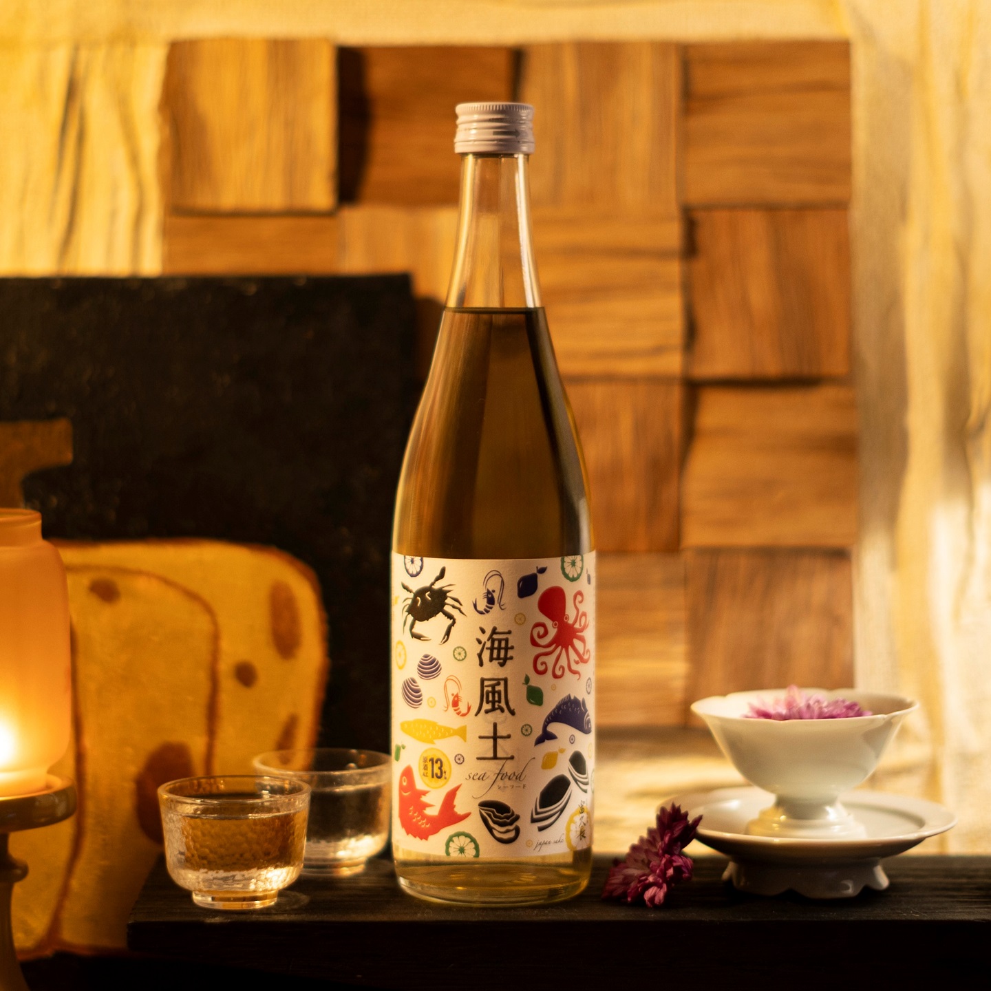 富久长sea food海风土山田锦纯米起泡酒720ml 日本进口清酒低度酒