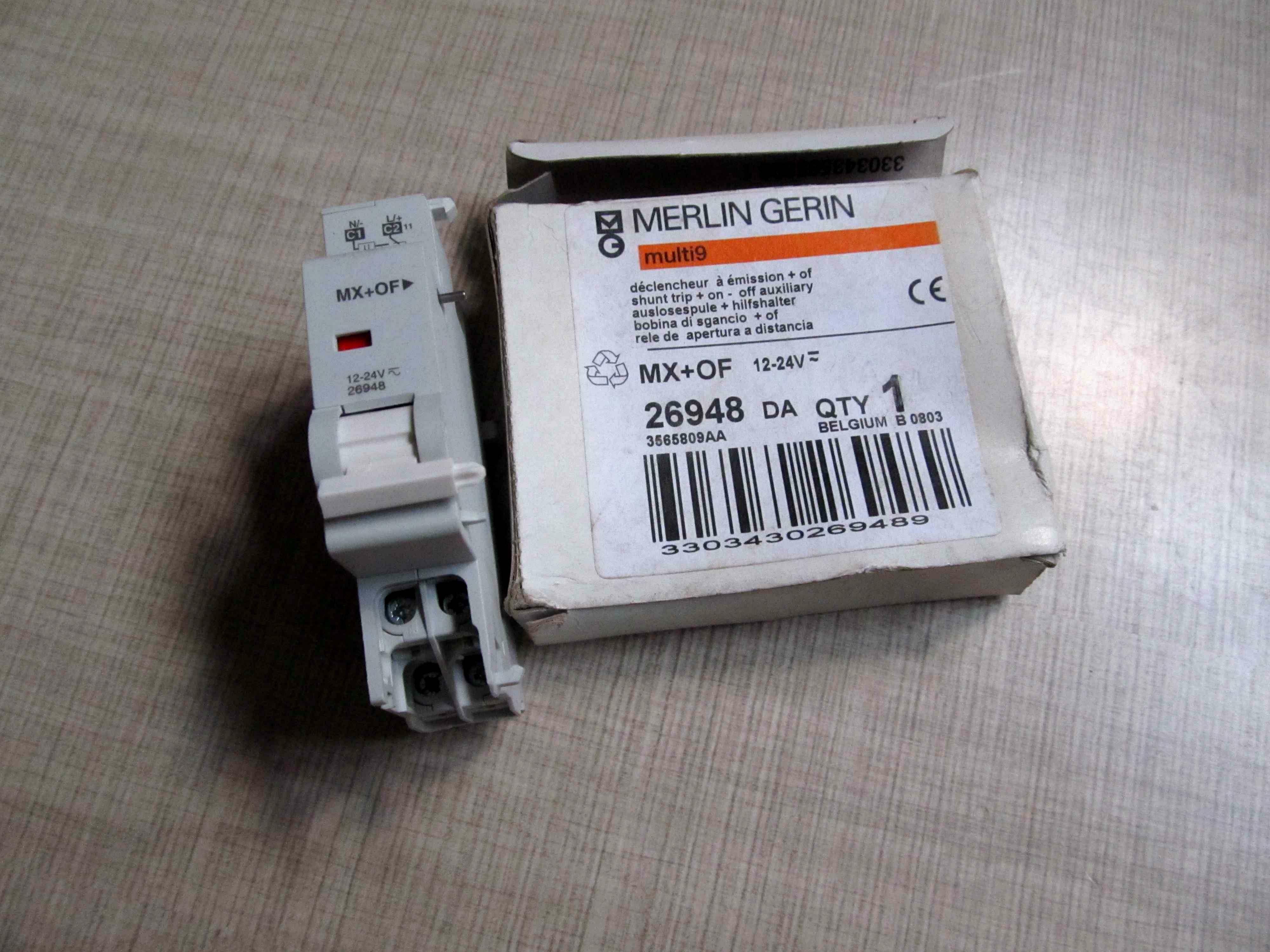 施耐德/merlin gerin 梅兰日兰 multi9 分励脱扣器 mx of 26948