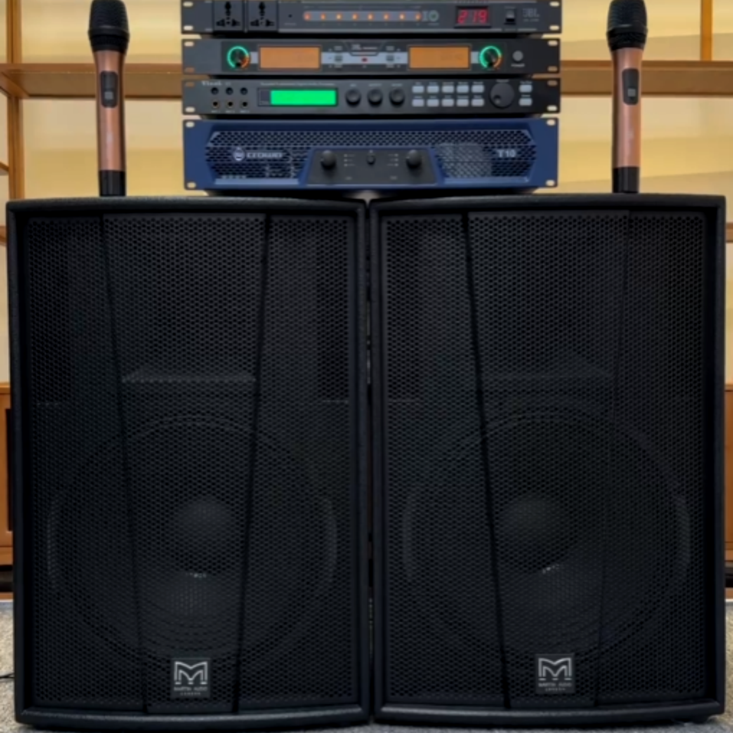 15寸专业音箱家庭KTV音响套装唱歌全套设备家用K歌卡拉OK音箱影院