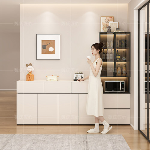 魏氏匠心餐边柜茶水柜一体靠墙柜