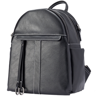 奥康新款女包经典黑色大容量双肩包休闲校园学生书包潮流百搭