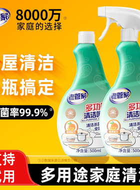 厨房多功能清洁剂强力去污马桶浴室地板冰箱玻璃卫生间油污净神器