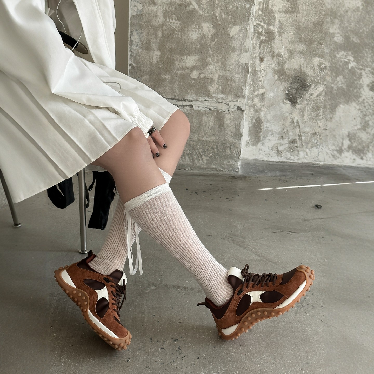 SGIRL TWTW女鞋2026春季新款时尚百搭平底圆头系带德训鞋C772-5棕,女鞋,德训鞋,淘宝优惠券,粉丝福利购,淘宝优惠卷