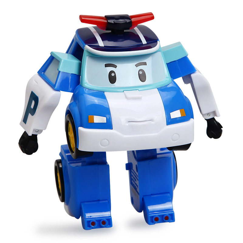 silverlit银辉 变形机器人儿童玩具卡通汽车珀利安巴趣味变身玩具