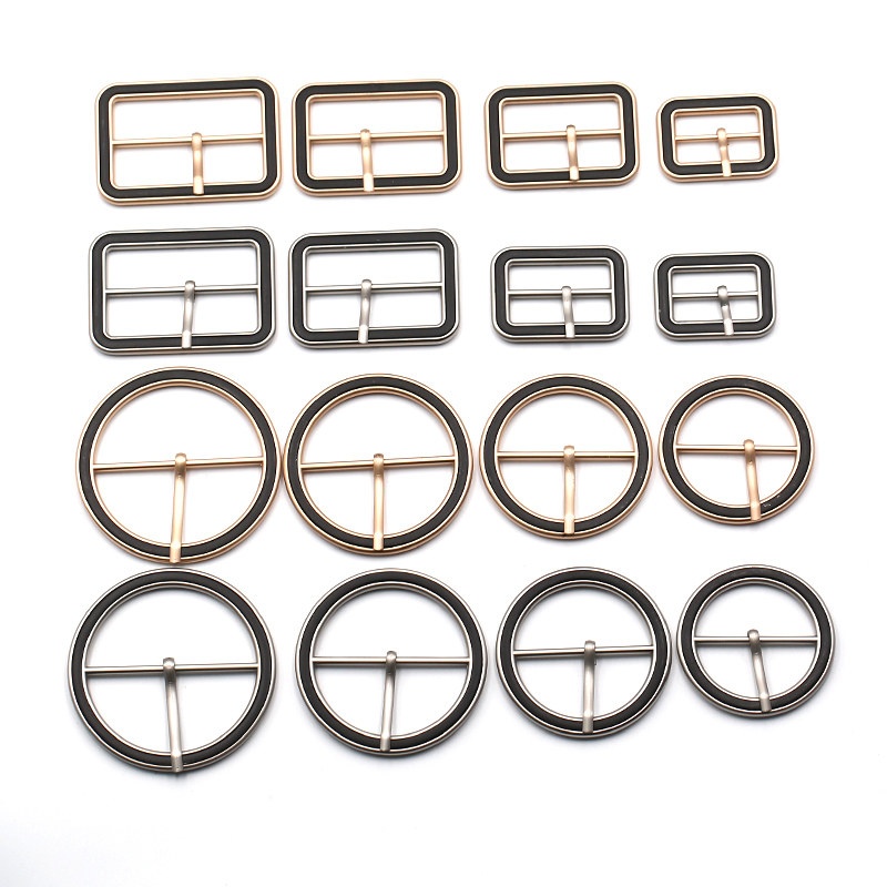 百搭圆形腰扣金属包包扣子可调节裤腰腰带扣暗扣皮带卡扣箱包装饰
