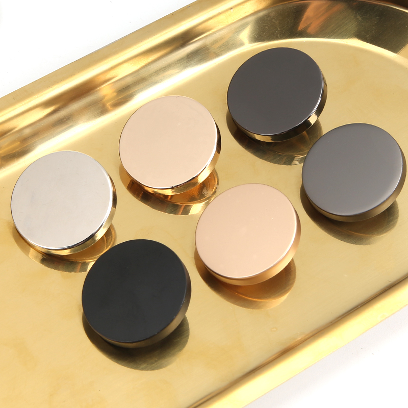 纽扣上衣女金属大衣扣羊绒毛呢扣子衣服衬衫袖扣男圆形平面小钮扣