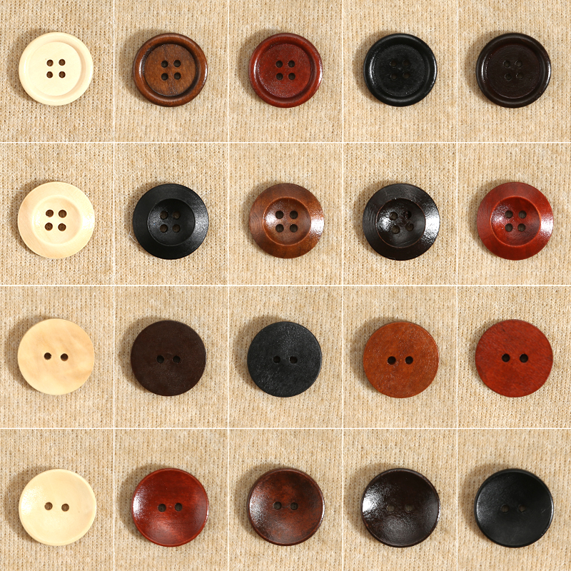 实木复古衣服装饰钮扣