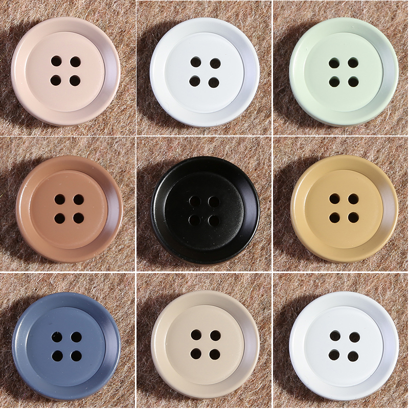 圆形四眼衣服毛呢纽扣