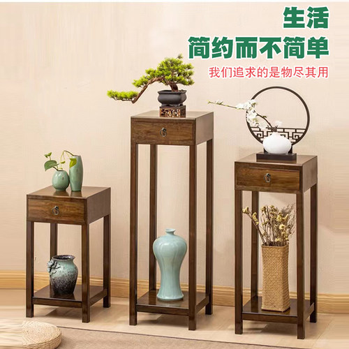 花架子置物室内木多层